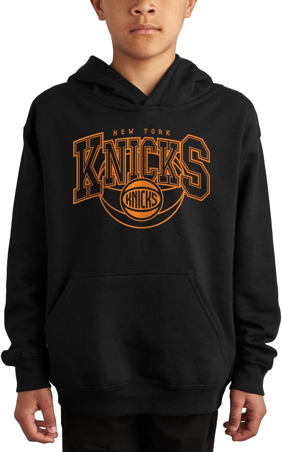 Junk Food NBA - Monochromatic Arch - Officially Licensed Youth Pullover Fleece Hoodie for Boys and Girls