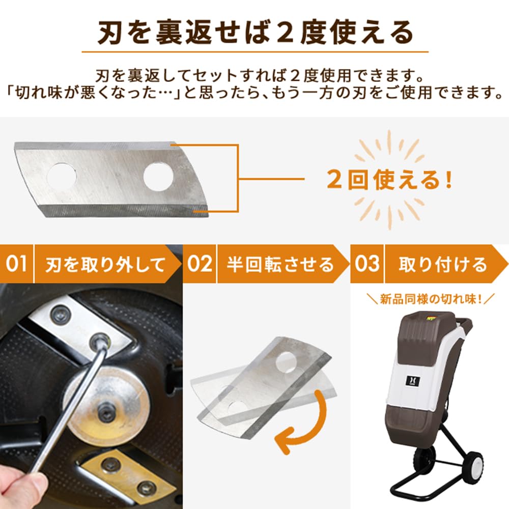 『新品未開封』ガーデンシュレッダー HG-BSLD01DA 電動粉砕機 Amazon.co.jp: HAIGE HG-BSLD01DA Electric Garden Shredder Wood