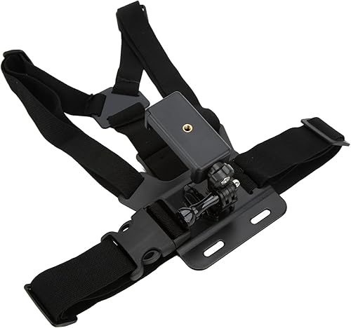 Soporte de pecho para selfie para teléfono celular, correa de pecho para teléfono móvil, correa de arnés con soporte universal para teléfono