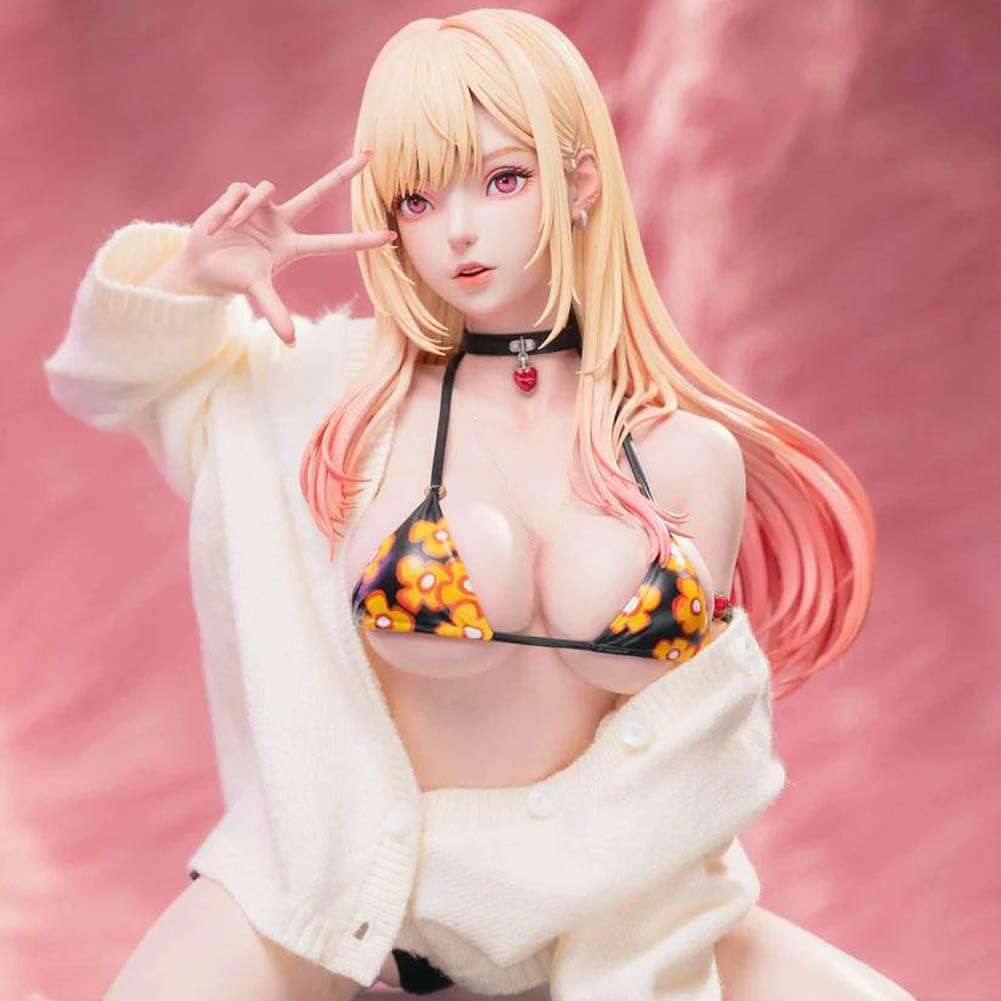 DEXSHUN Kitagawa Marin Figura Anime Traje de baño Marin Estatua Estilo Realismo