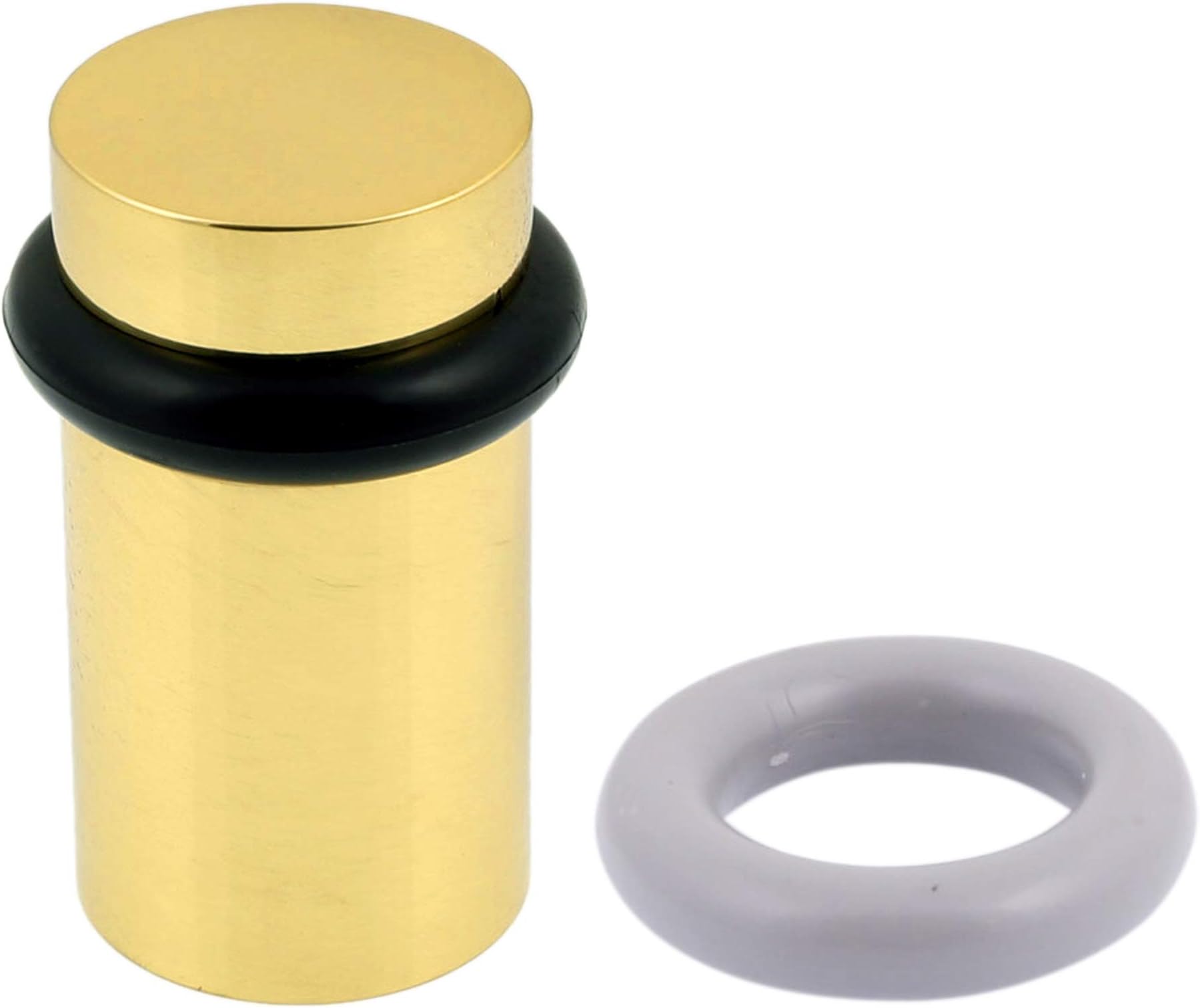 idh by St. Simons 13087-003 2-1/4 in. Flat Top Door Stop, Polished Brass