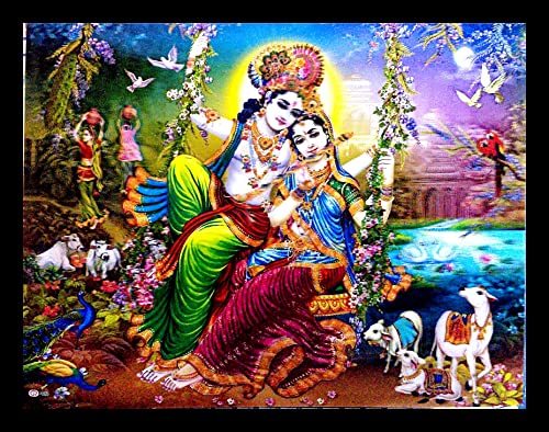 Image of Suninow 5D Painting of Radha krishna for living room (5d radha krishna)