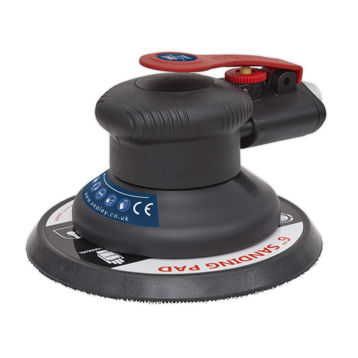 Sealey Air Palm Orbital Sander 150Mm