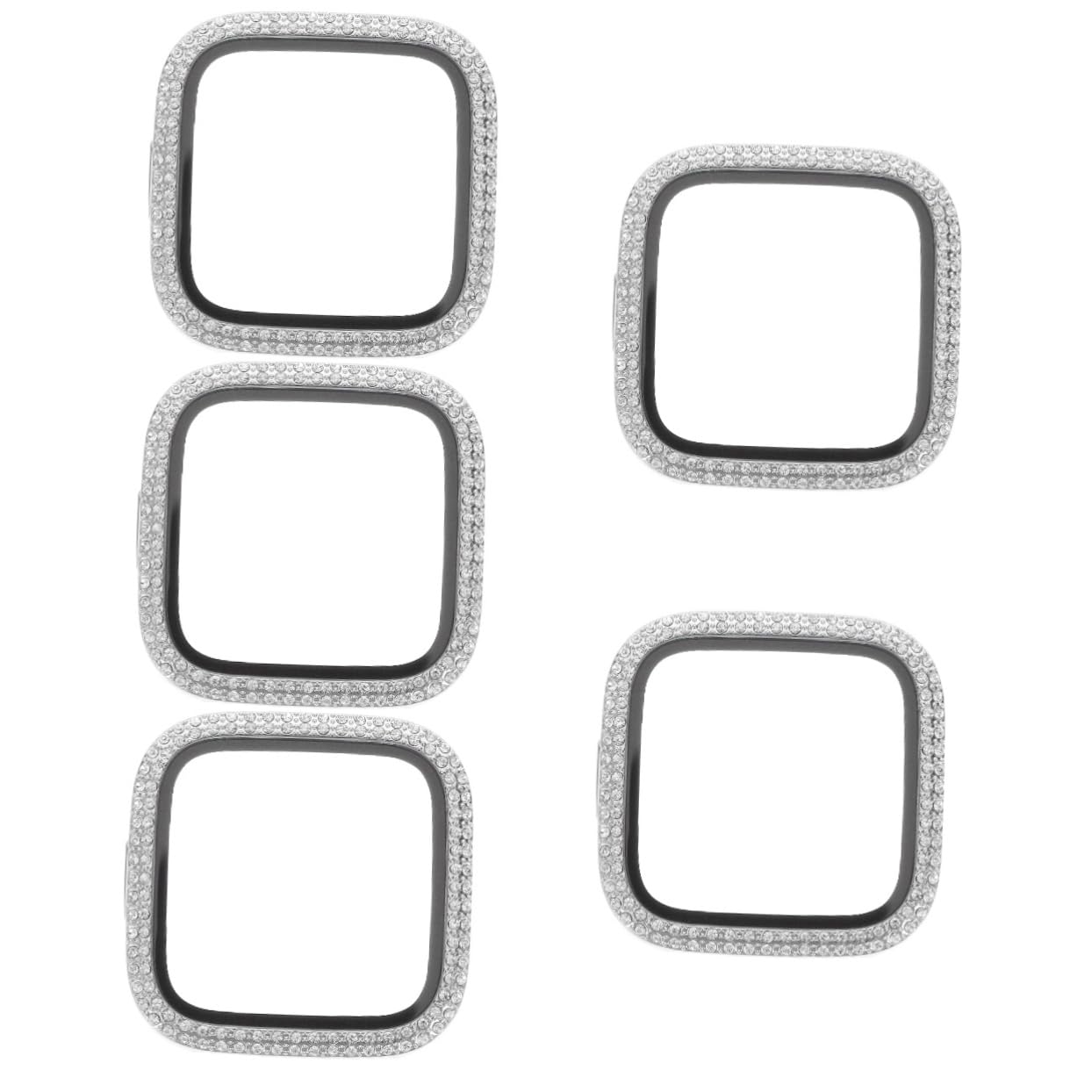 Artibetter 5stücke Fashion Watch Schutzcase Für Hard Pc Rahmen Displayschutz Mit Glänzendem Design Eleganter Schutz Für Kratzer Und Stöße Für Stilvolle Anlässe