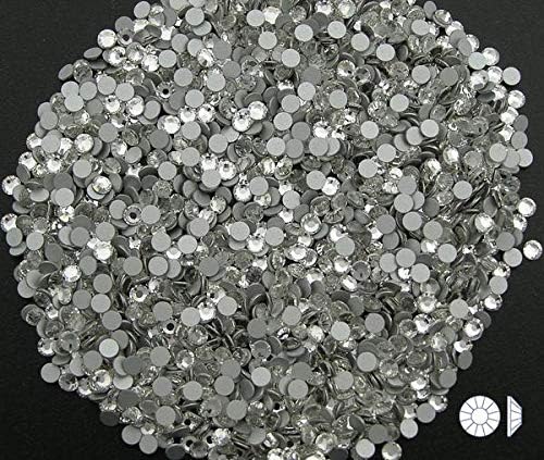 Miniatura 3 de Preciosa - Cristales checos genuinos, tamaño pequeño de 0.094 in (8ss, ss8), paquete completo 10 gross (1440 piezas), diamantes de imitación de