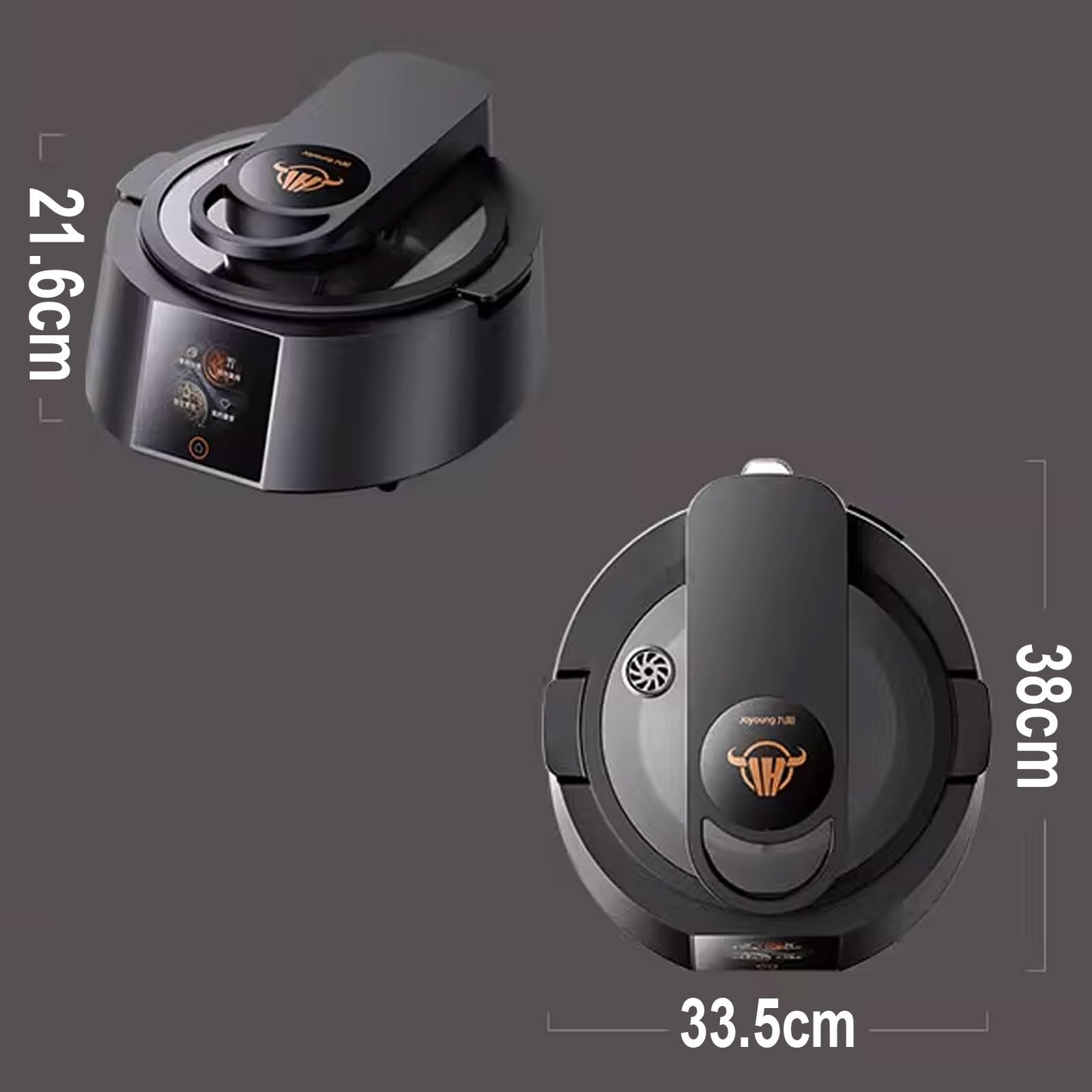Robot De Cocina con Panel De Control Táctil Y Función De Paleta Agitadora Giratoria De Doble ala 38 * 33,5 * 21,6 CM Procesador De Alimentos Comercial 3,5 L, 220 V