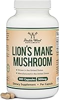 Vista 8 de Double Wood - Cápsulas de suplemento de hongo melena de león, suministro de 2 meses (120 cápsulas), para apoyo cerebral y salud inmunológica