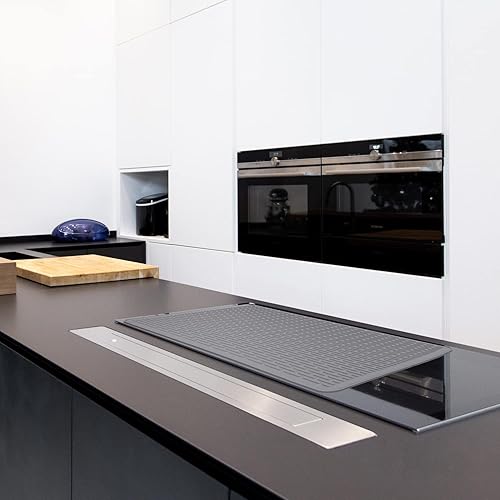 Miniatura 7 de Cubierta para Estufa Eléctrica - Tapete de Silicona para Encimera de Vidrio, Protector de Encimera de Vidrio, Alfombrillas XL de Secado de Platos