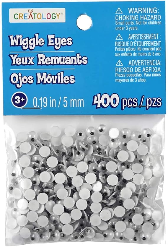Creatology Flat Back Wiggle Eyes Value Pack