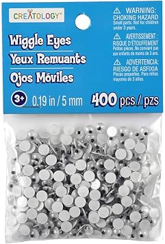 Creatology Flat Back Wiggle Eyes Value Pack