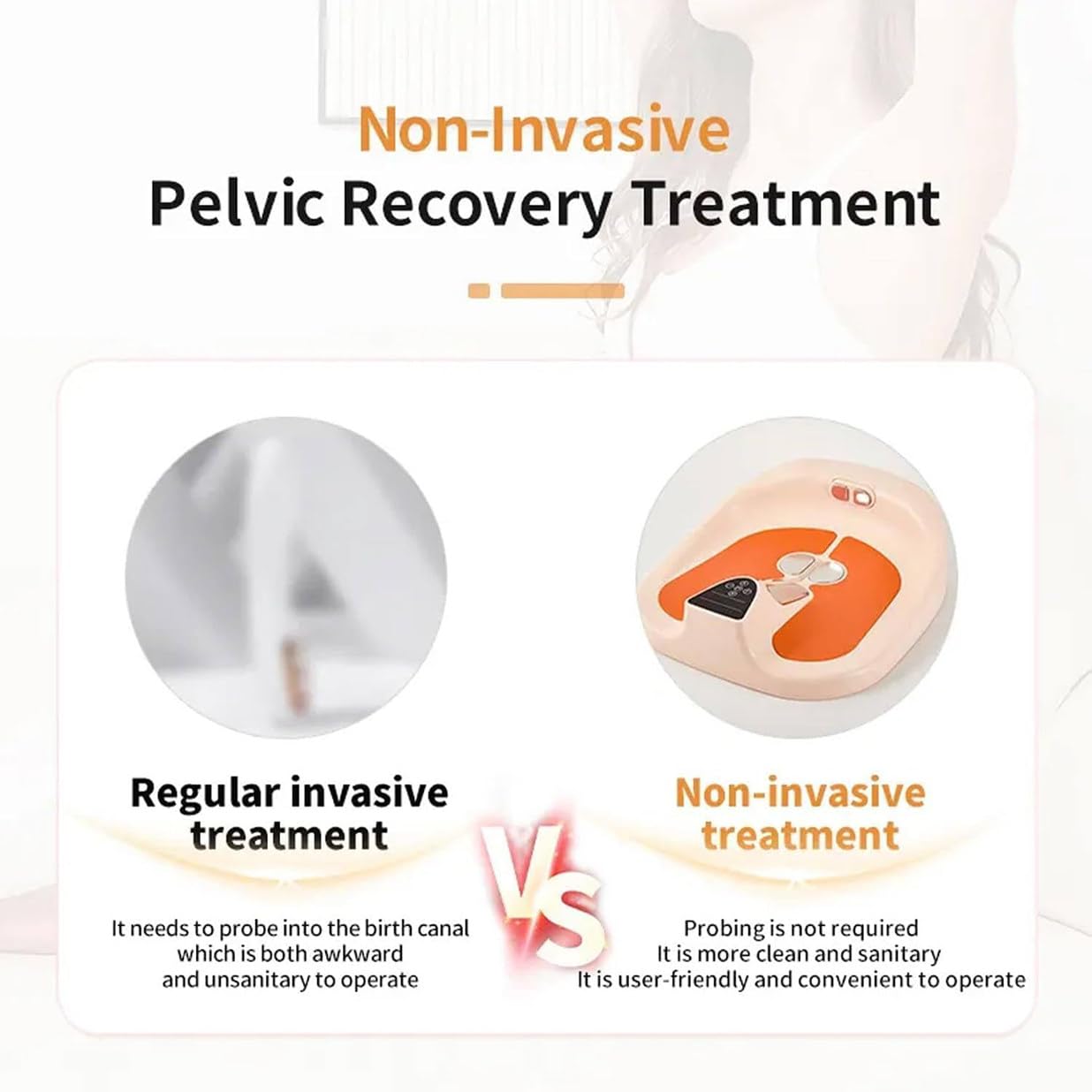 Allenatore Elettrico per I Muscoli Del Pavimento Pelvico, Dispositivo Di Stimolazione Pavimento Pelvico, Allenatore Di Kegel per Donne, Correttore Pelvico per Rafforzare E Supportare Salute Pelvica