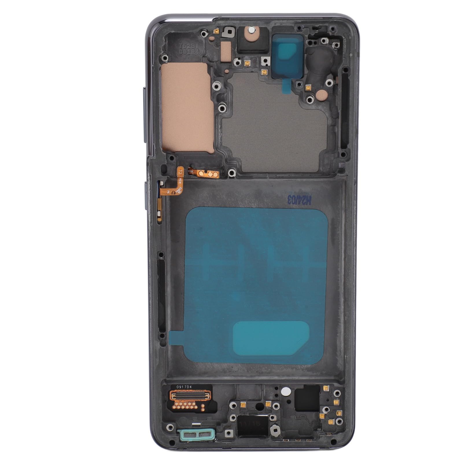 Socobeta Telefon Dotykowy LCD Wymiana Digitizer Ekran Dotykowy o Wysokiej Czułości do S21 5G 6,2 Cala Trwały Zestaw Naprawczy (Czarny)