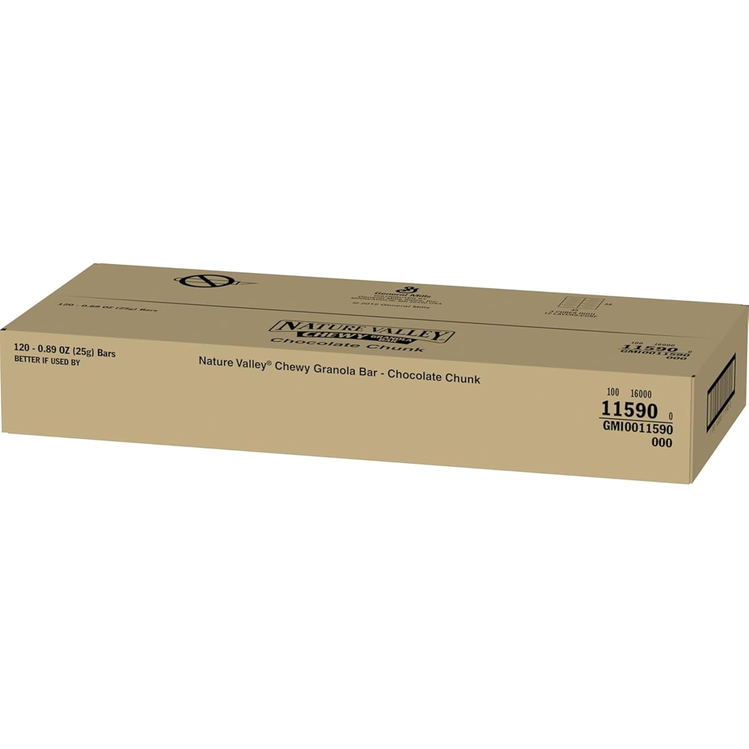 Nature Valley Chewy Granola Bar, Chocolate Chunk, 0.89 Oz (Pack of 120)