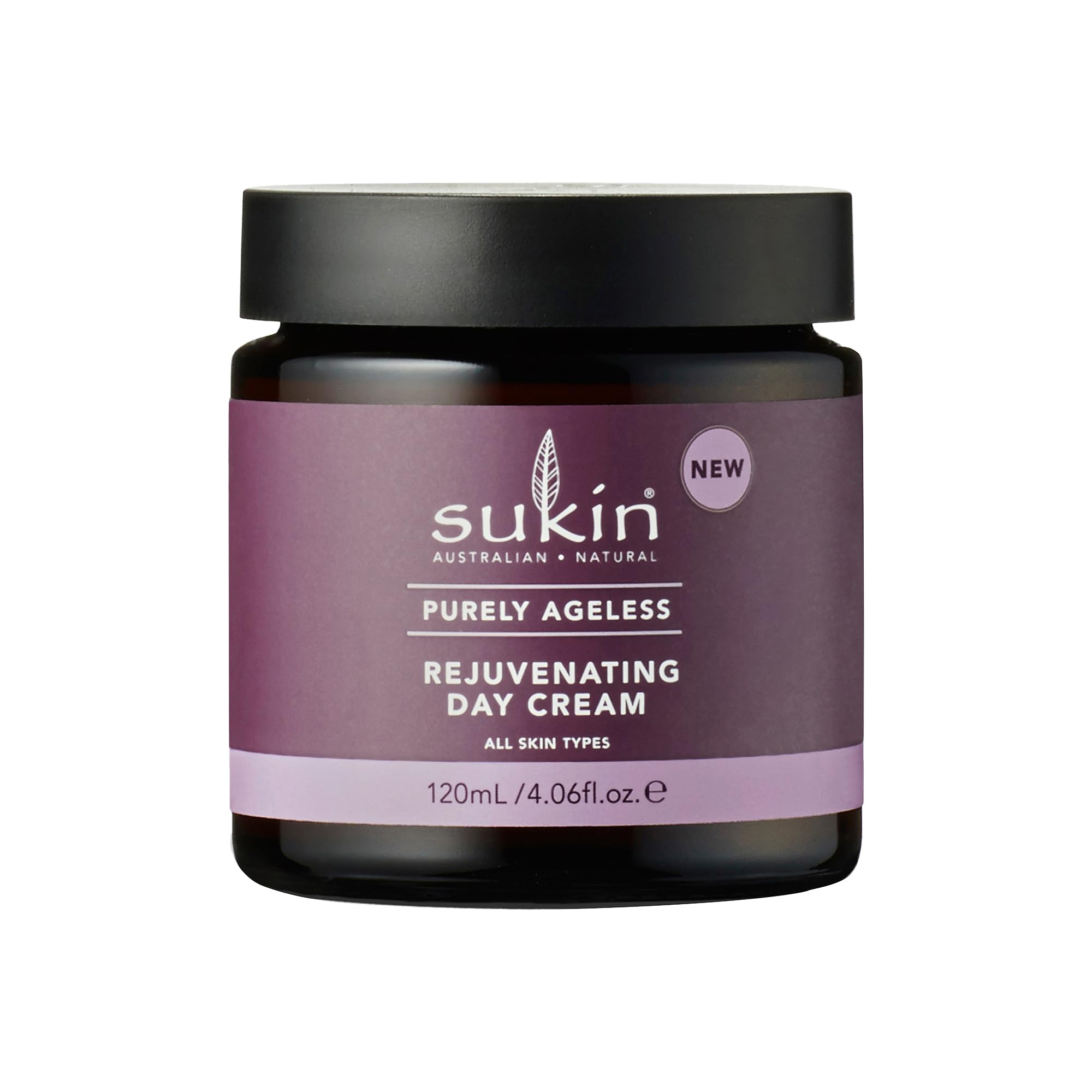 Sukin Purely Ageless Day Cream 120mL, Visibly Firmer Skin After 14 Days, Anti-Wrinkle Formula with...
