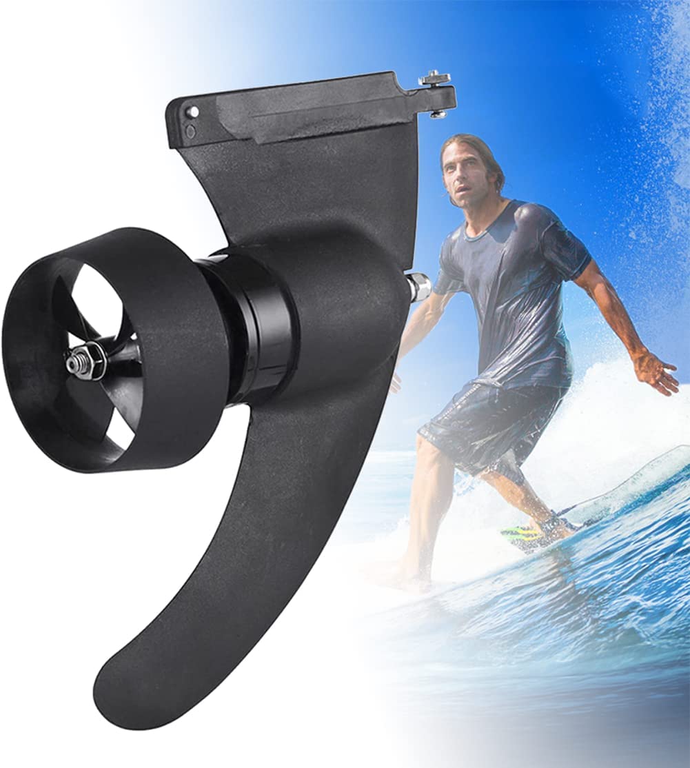 Aleta motorizada eléctrica para Tabla de Surf Tabla de Surf de 200W Accesorios externos Kit de conversión de energía eléctrica Paquete de propulsión subacuática para Kayak Pesca Barco Paddle Board