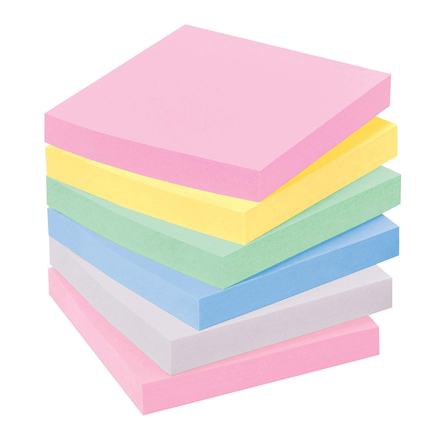 3M Scotch Post-It Haftnotizen: 3 in. breite (Kapstadtsammlung) / 4-pack
