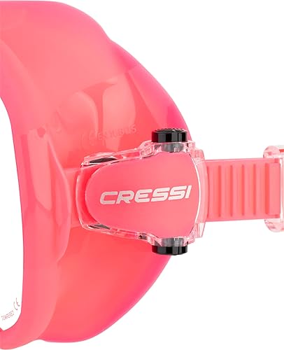 Miniatura 7 de Cressi Máscara de buceo sin marco para adultos - Lente mono de visión ancha - bajo volumen interno - Silicona suave pura - ZS2: diseñado en Italia