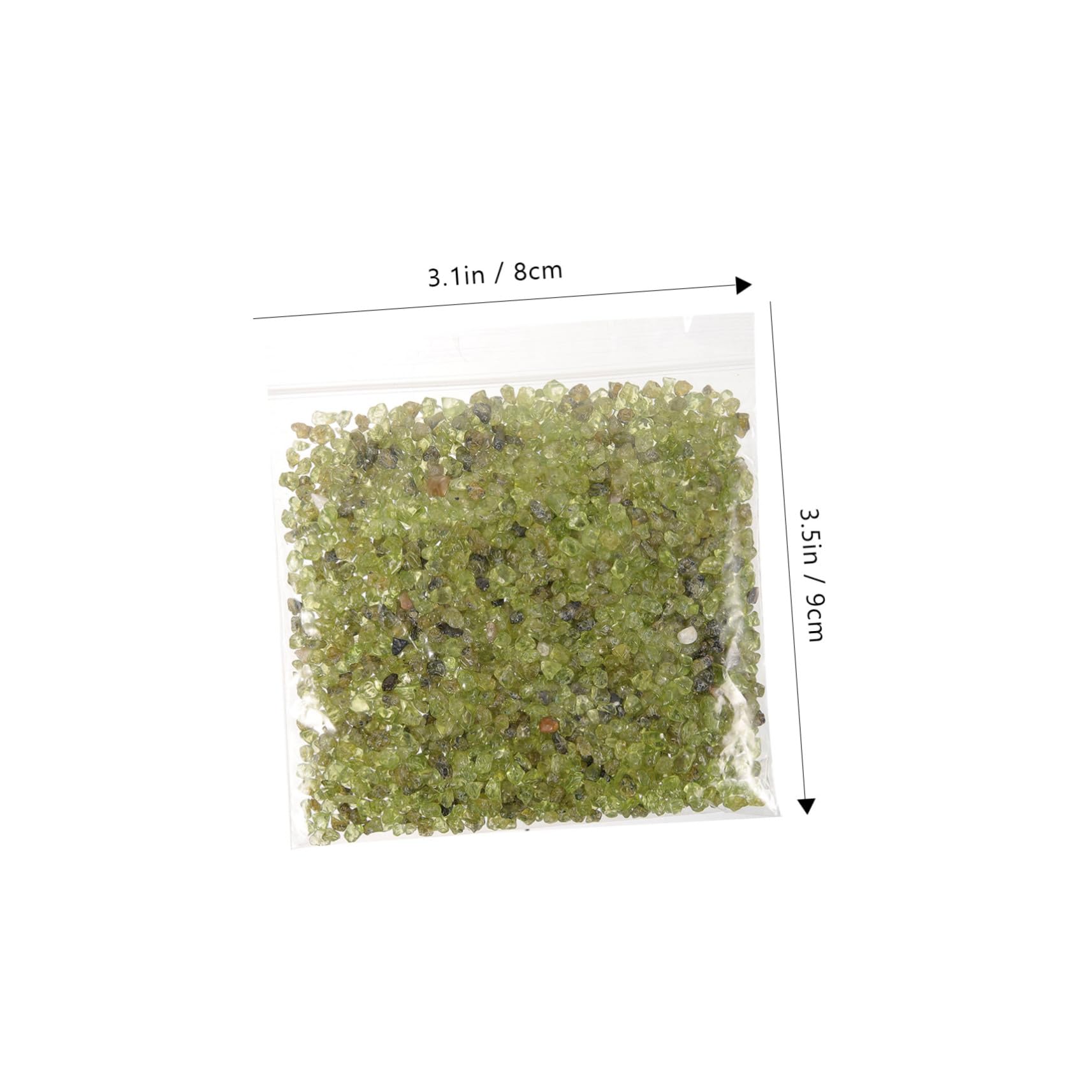 Ciieeo Fish Tank Stones Decor Natural Peridot Rough Stones Bulk Aquarium Gravel Perfect for Aquascaping and Fish Tank Landscaping