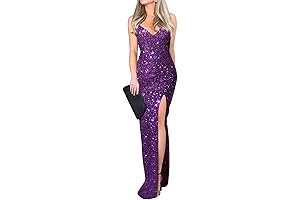 Elegant Purple Birthday Dress