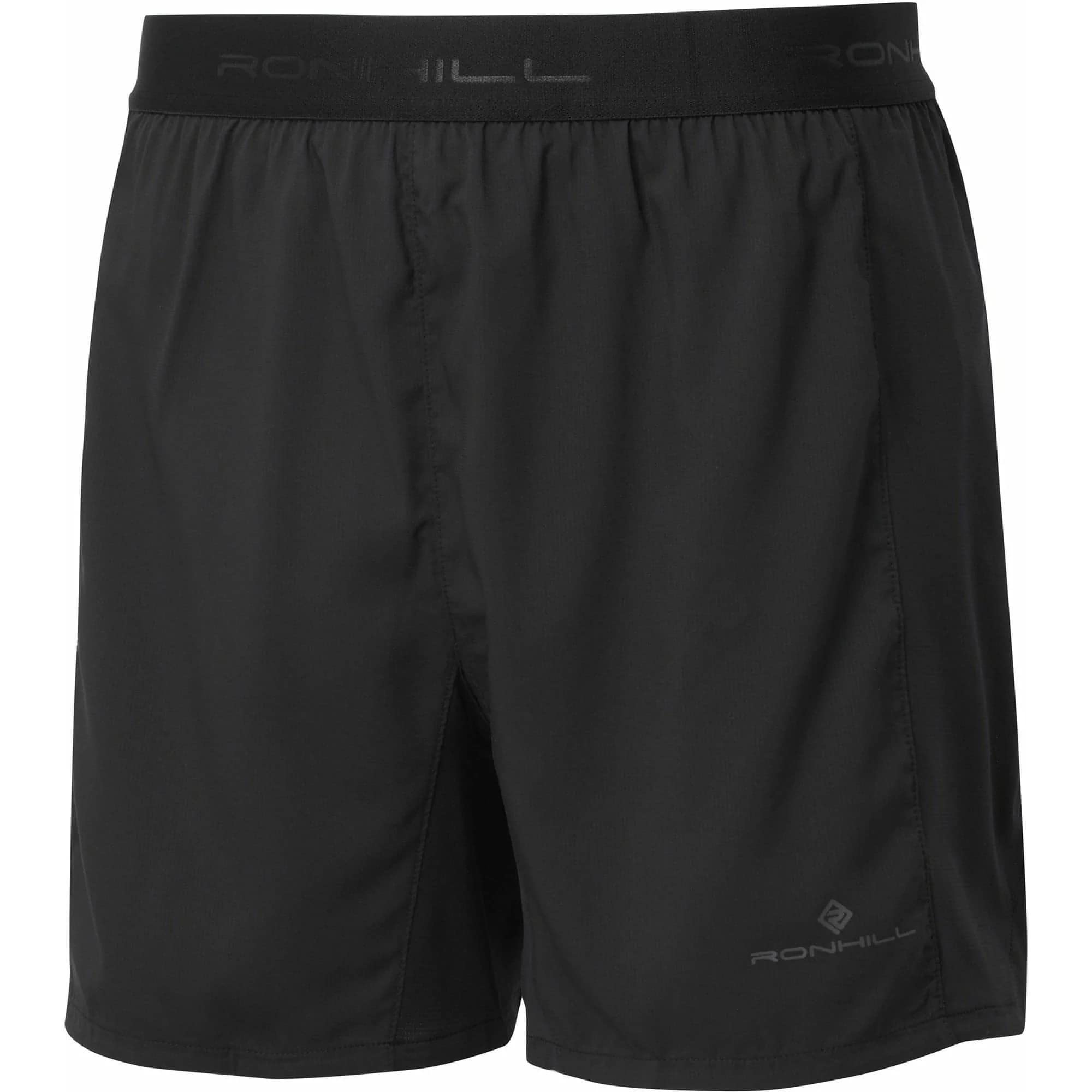 Ronhill Men's Ronhill, Men's Tech Revive 5" Short, All Black, Undershirt, All Black, S UK