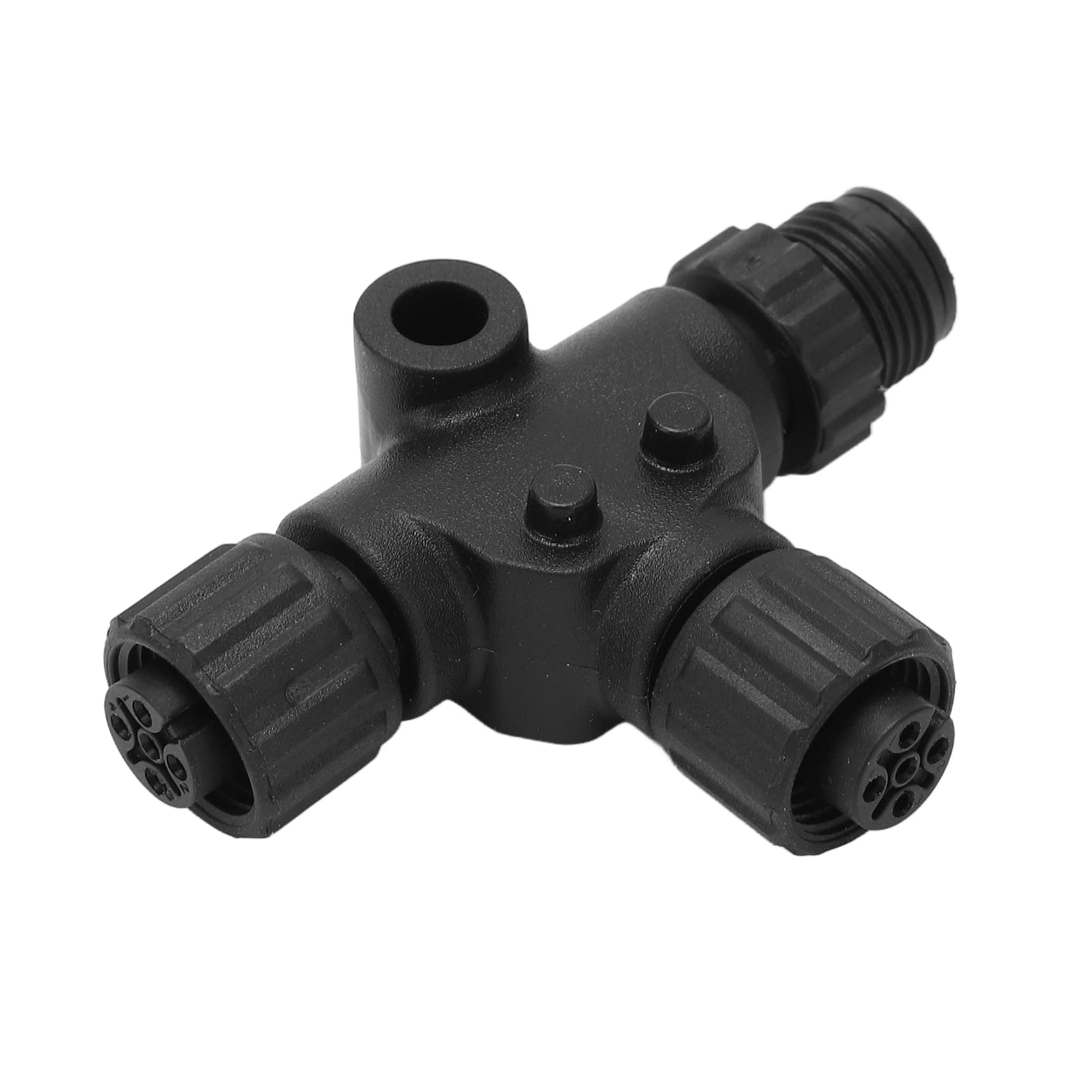 Cable de Bajada NMEA 2000, Cable de Bajada M12 de 0,5 M y 5 Pines con Conector en T, Cable de Extensión de Red NMEA 2000 para Redes Lowrance Networks Simrad