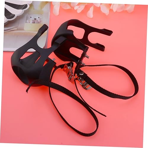 Miniatura 2 de YARNOW 2pcs All-Purpose Bike Toe Clips Anti-Slip Toe Clip Bike Pedals Pedal Cage Straps MTB Pedals Pedal Straps Pedal Toe Clips Clear Playing Card