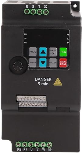 Entraînement à Fréquence Variable 5,5 KW, Onduleur VFD 13 A AC 380 V, Entrée et 