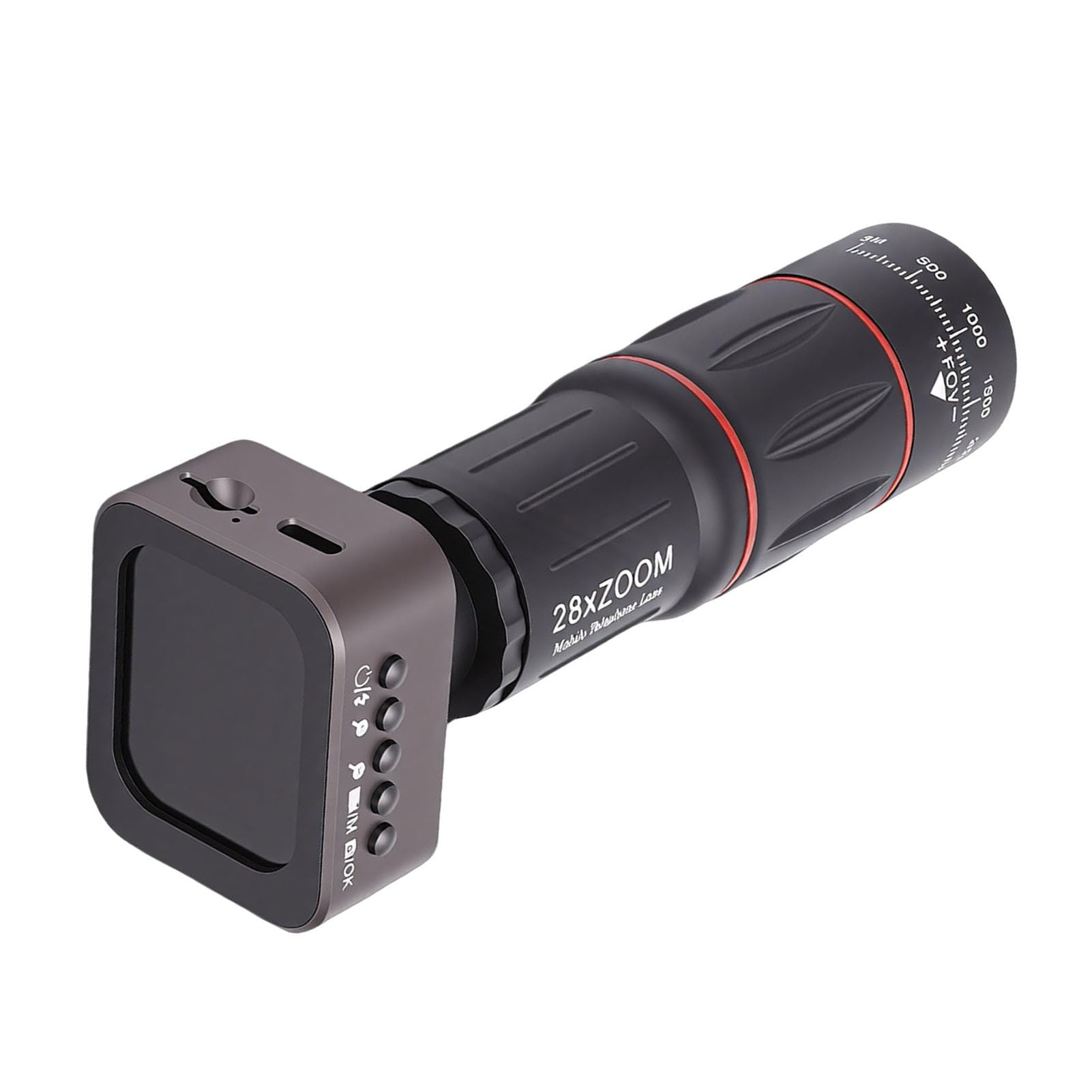 Ausla Fotocamera Monoculare con Teleobiettivo 18X, Prisma Compatto in Vetro ED, Registrazione Video HD con 20 Effetti per il Birdwatching e l'osservazione della Fauna Selvatica