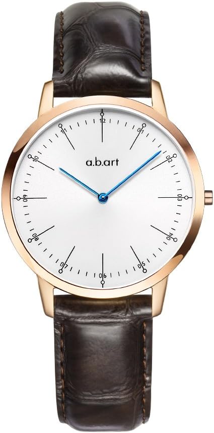 abart Women Wrist Watches a.b.art FL36 -001 Fashion Sunray Dial Blue Hand Rose Gold Case Watch Sapphire Crystal Stainless Steel