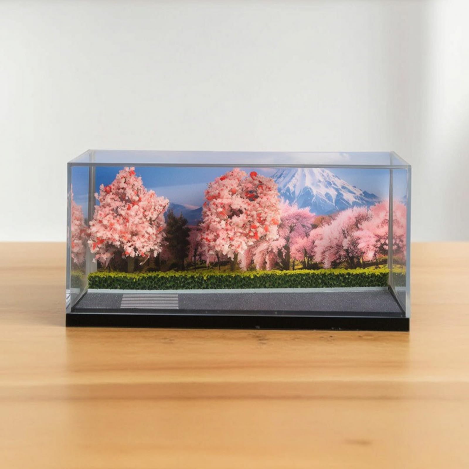 Miniatura di Ponte con Scena Realistica in 1 64 con Copertura Acrilica Trasparente E Base Scura Compatta per Esposizione di Diorami Adatto per Regalo Arredo, Style to 1