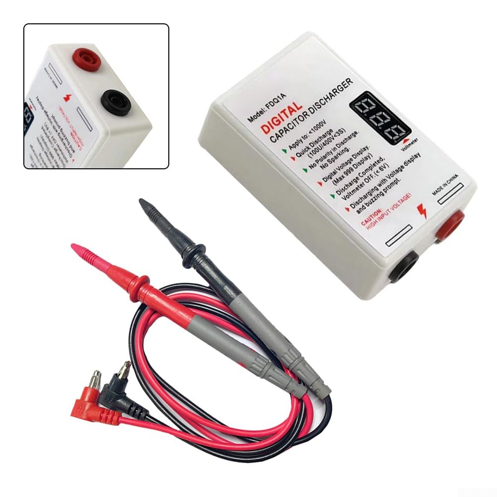 YEKMLCO Digital Capacitor Discharger Quick Discharge Voltage Tester Protection Electrician Voltage Discharging Tool For Electronic - View #6