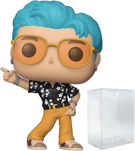 BTS - Dynamite - RM Funko Pop! Figura de vinilo (paquete con funda protectora compatible con POP Box), multicolor, (3.75 pulgadas)