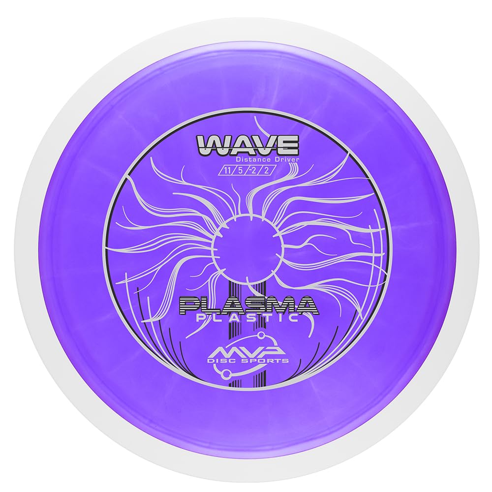 MVP Disc Sports Plasma Wave Disc Golf Distance Driver (170-175g / Colors May Vary)