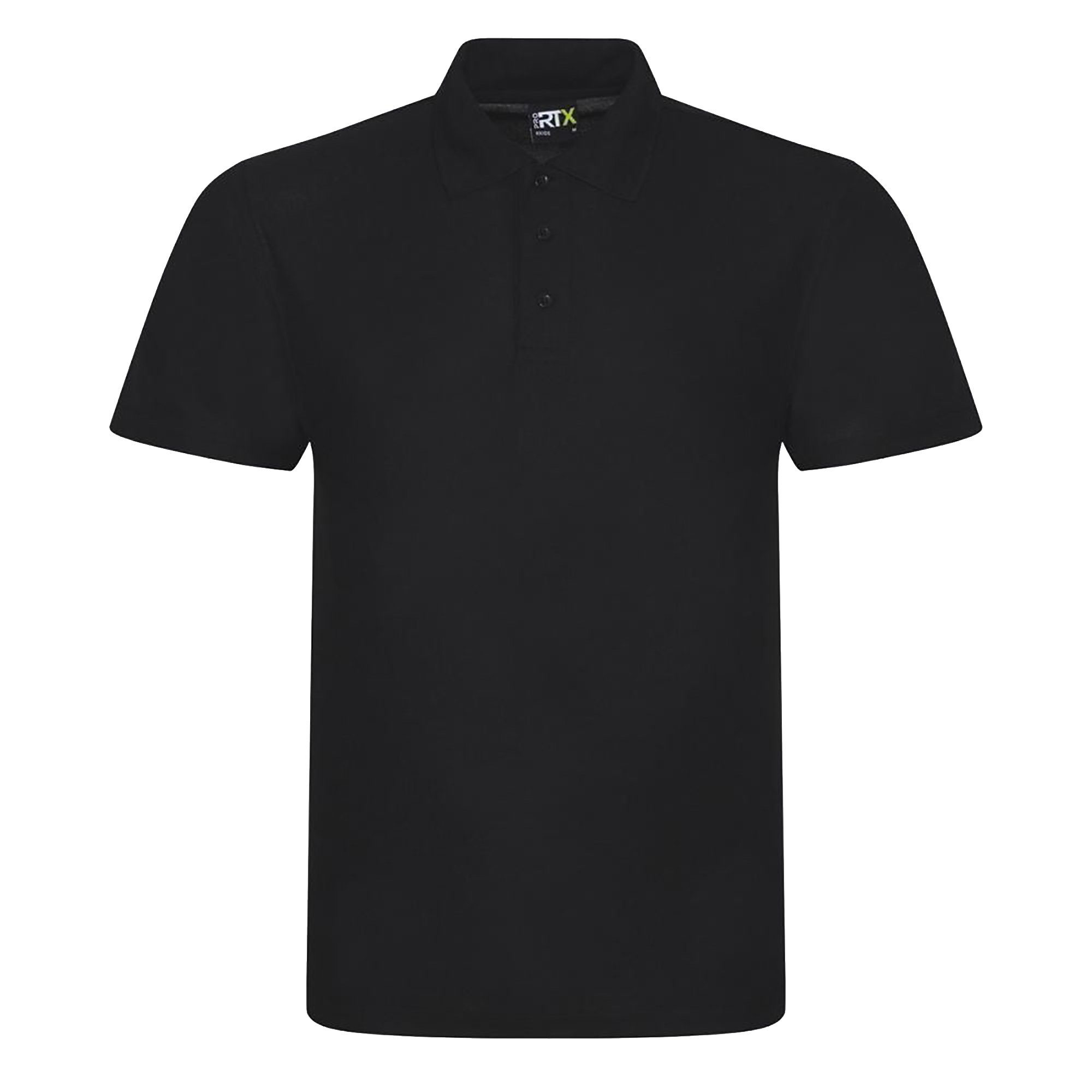 PRORTX Mens Pro Pique Polo Shirt (7XL) (Black)