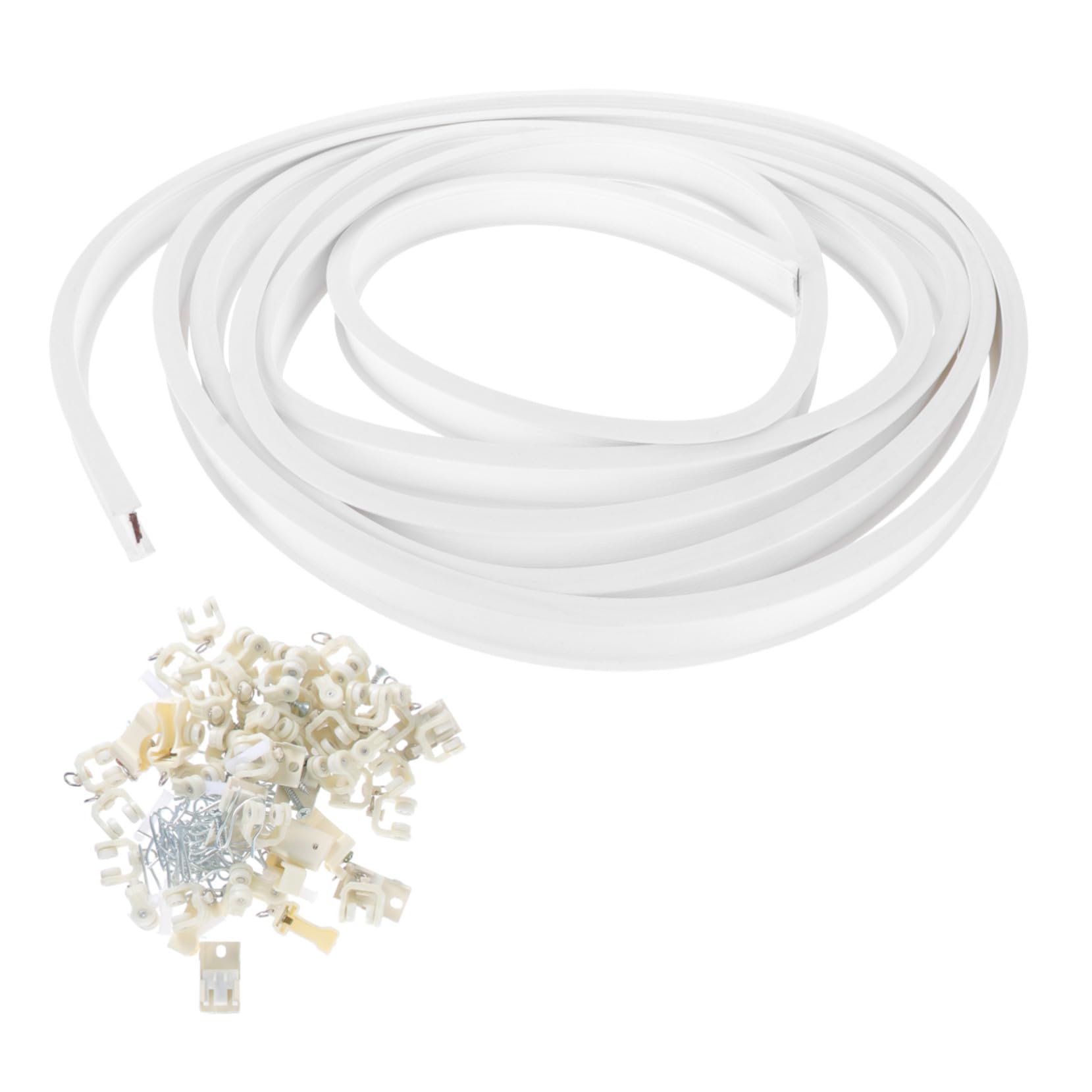 Rail rideau plafond flexible silencieux pour tringle de fenêtre baie maison