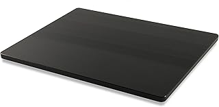 Hydroma® Grande planche à découper gastronomique en plastique (PE, polyéthylène) – 40 x 30 x 1,5 cm, noir, haute qualité, facile à nettoyer, passe au lave-vaisselle – Fabriqué en Allemagne