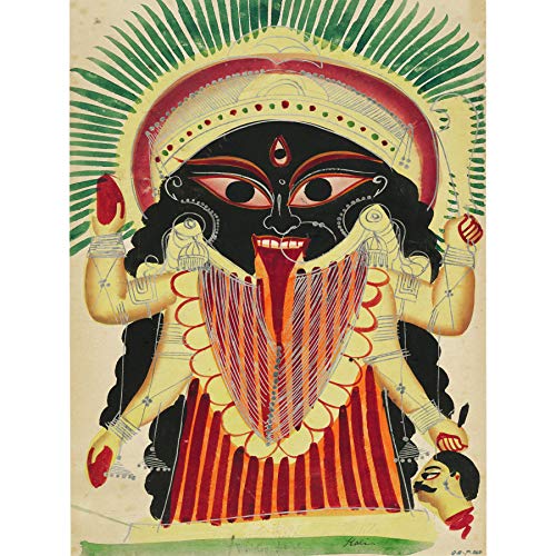 Kalighat Kolkata Calcutta West Bengal India Kali Extra Large Art Print Wall Mural Poster Premium XL