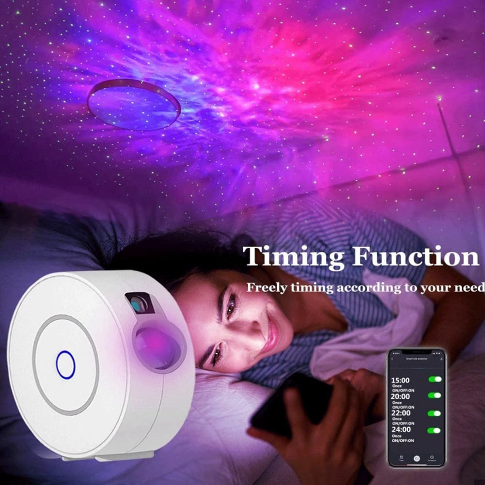 WiFi Tuya Projector Galaxy Nebula/Moving Night Light Proyector Colorido