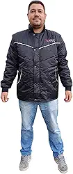 Jaqueta Piracapas PRC Racing Tradicional Preta Motoqueiro Motoboy Proteção Frio