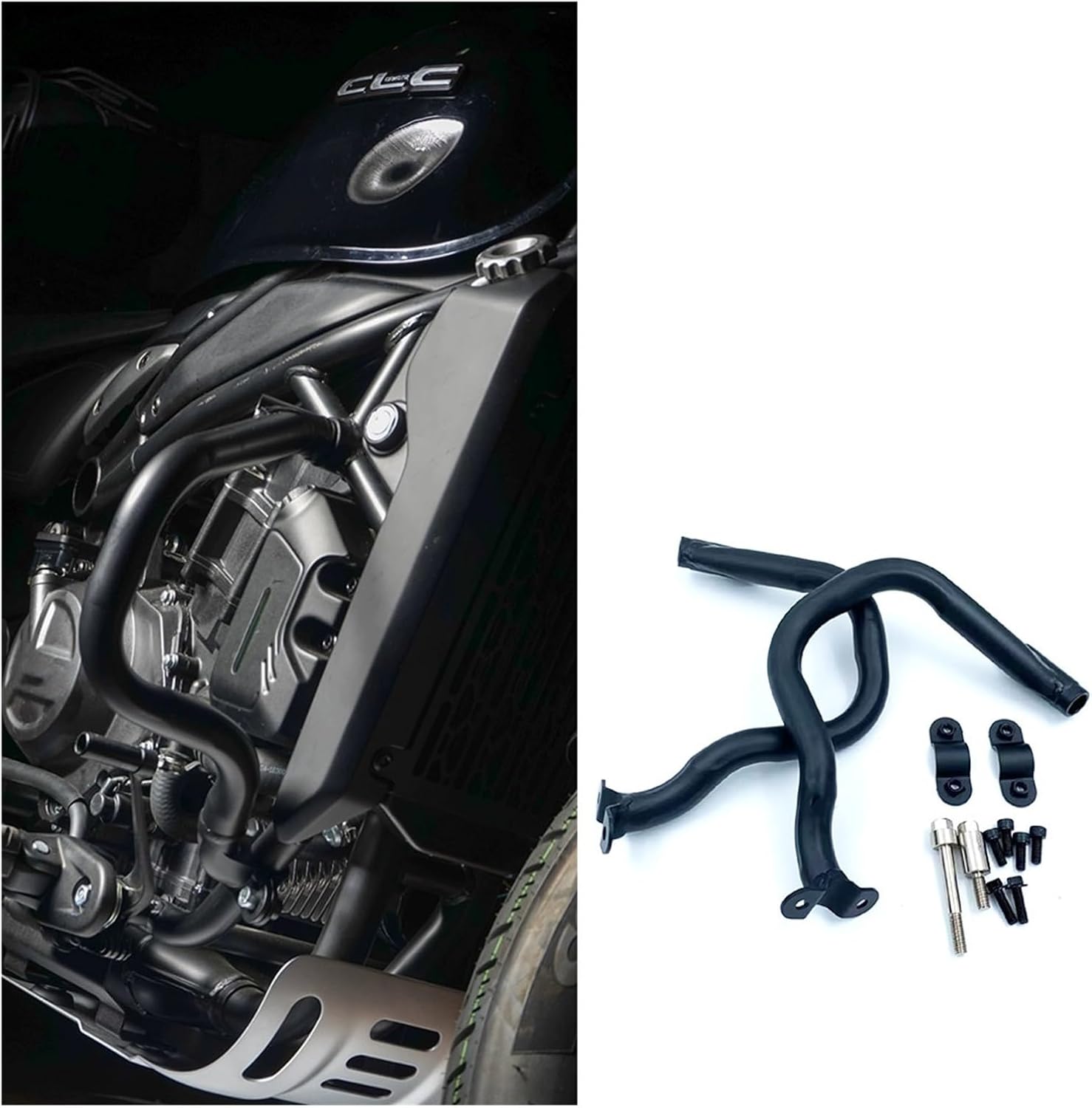 Motorbike Handguard for CF-Moto 450CLC CLC450 Accessories Motorcycle Frame Protection Guard CL-C 450 Bumper for 450 CLC 450CL-C 2023 2024