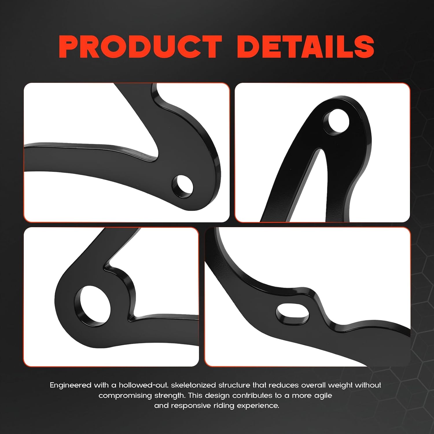 Hydraulic Brake Caliper Bracket Kit for Mini Bike, Compatible with Monster Mega Moto MMB80 MMB105 80cc 105cc, For Coleman RB100 RT100, For FRP GMB100 98cc 99cc Minibike Parts