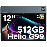 DOOGEE T40 Pro 512GB ROM+20GB RAM Tablet 12 Pollici 2.4K Display Tablet Android 14