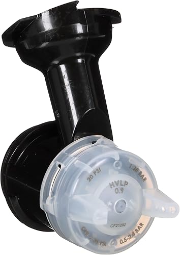 Miniatura 4 de 3M Performance Gravity HVLP Kit de reposición de cabezal de atomización 26709, blanco, 0.9 para uso en pistola de atomización Performance PPS 2.0 y