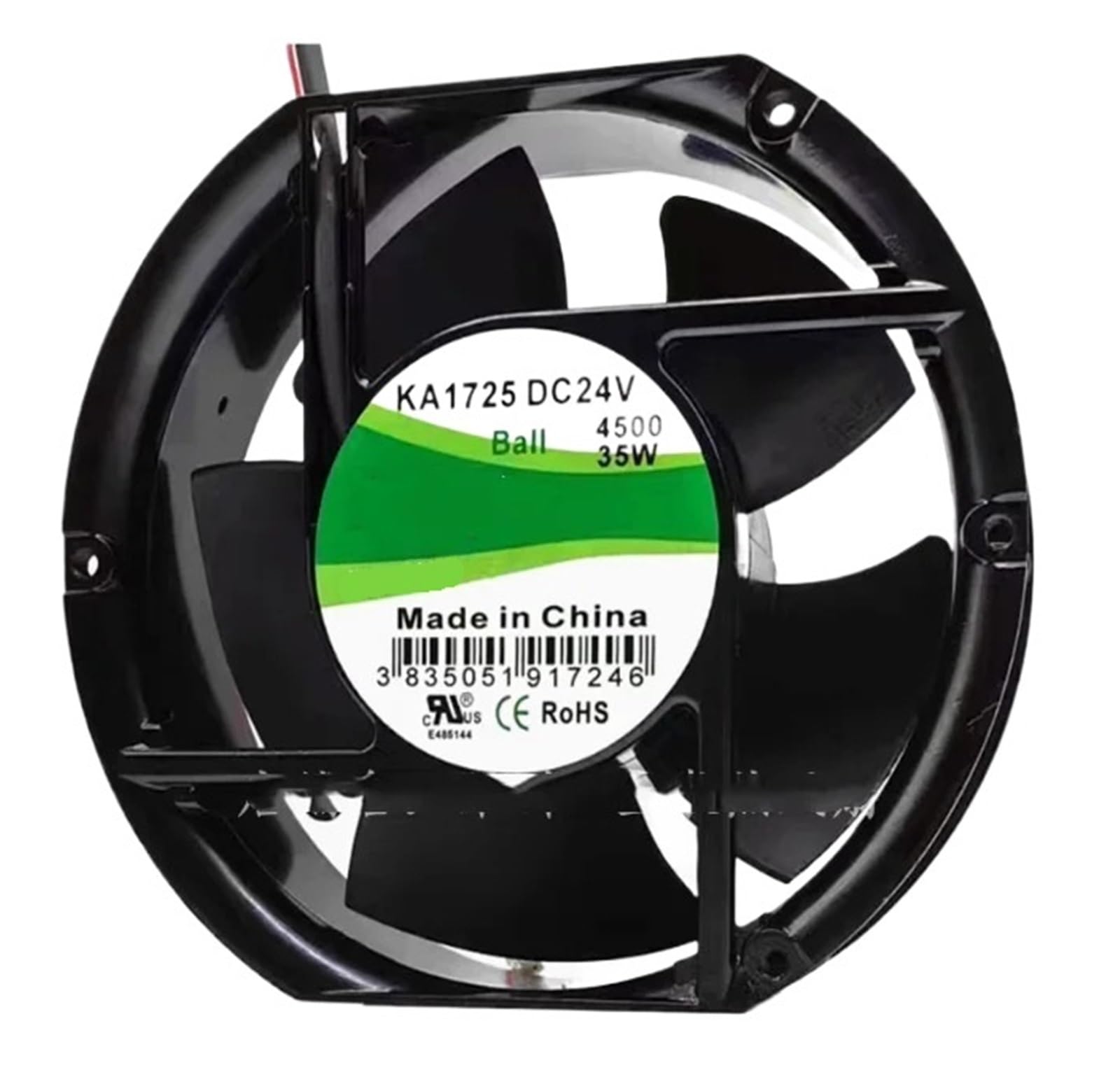 Ventilateur 24V KA1725-4500D24B pour refroidissement de serveur
