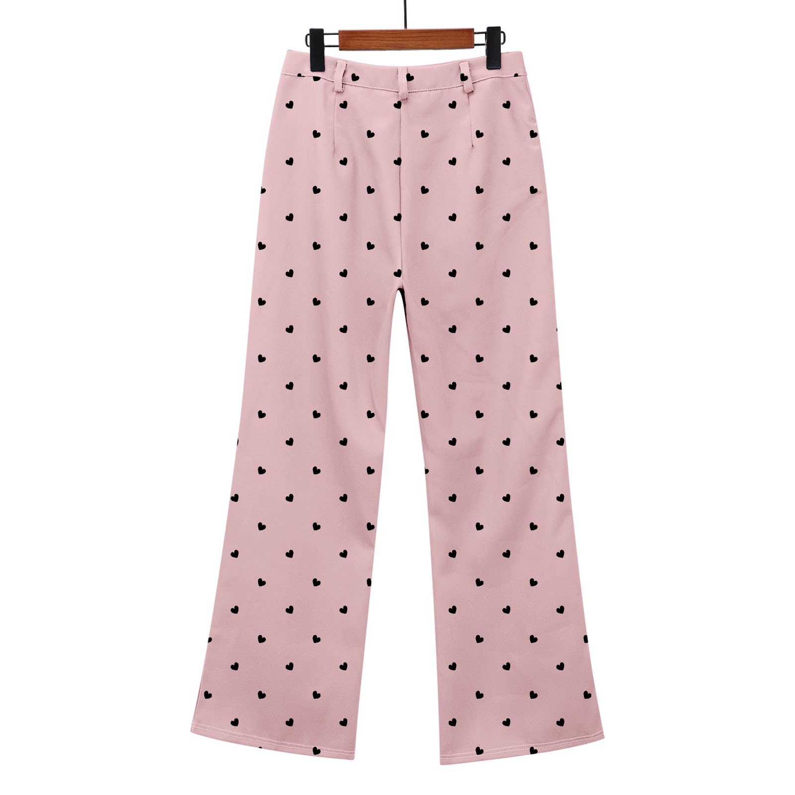 DGZTWLL - Pantaloni da donna casual a gamba larga, con tasche, vestibilità morbida, comfort per spiaggia, vacanze, uscite quotidiane