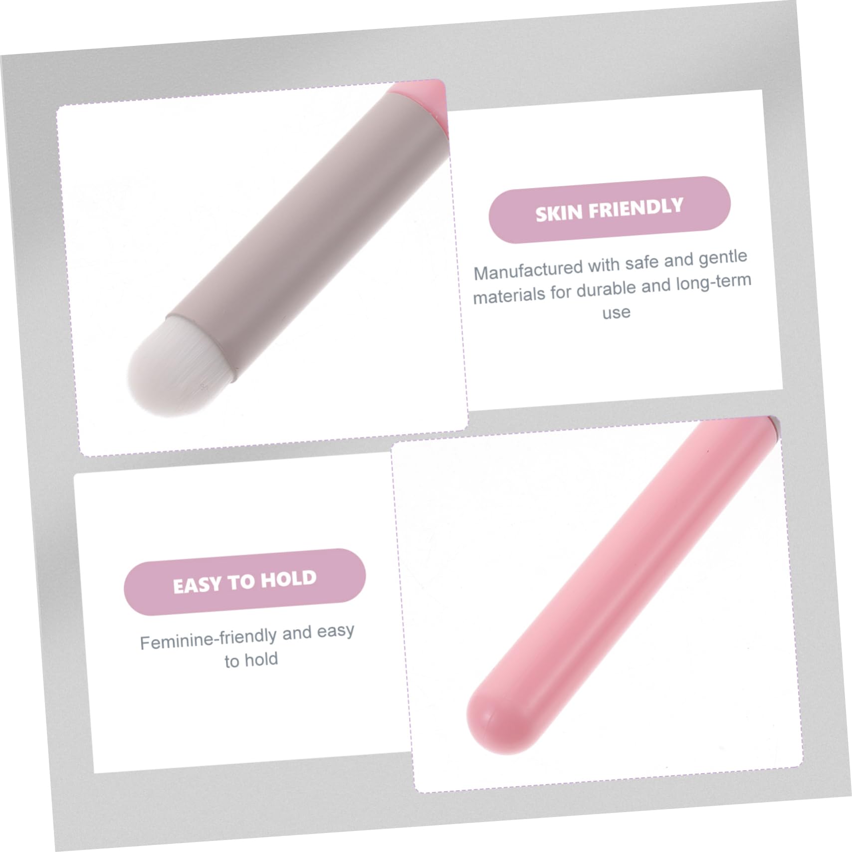 MUSISALY Makeup Brush Kit 8pcs Lip Brush Lipbrush Sponge Lipstick Lip Gloss Wand Perfect Present