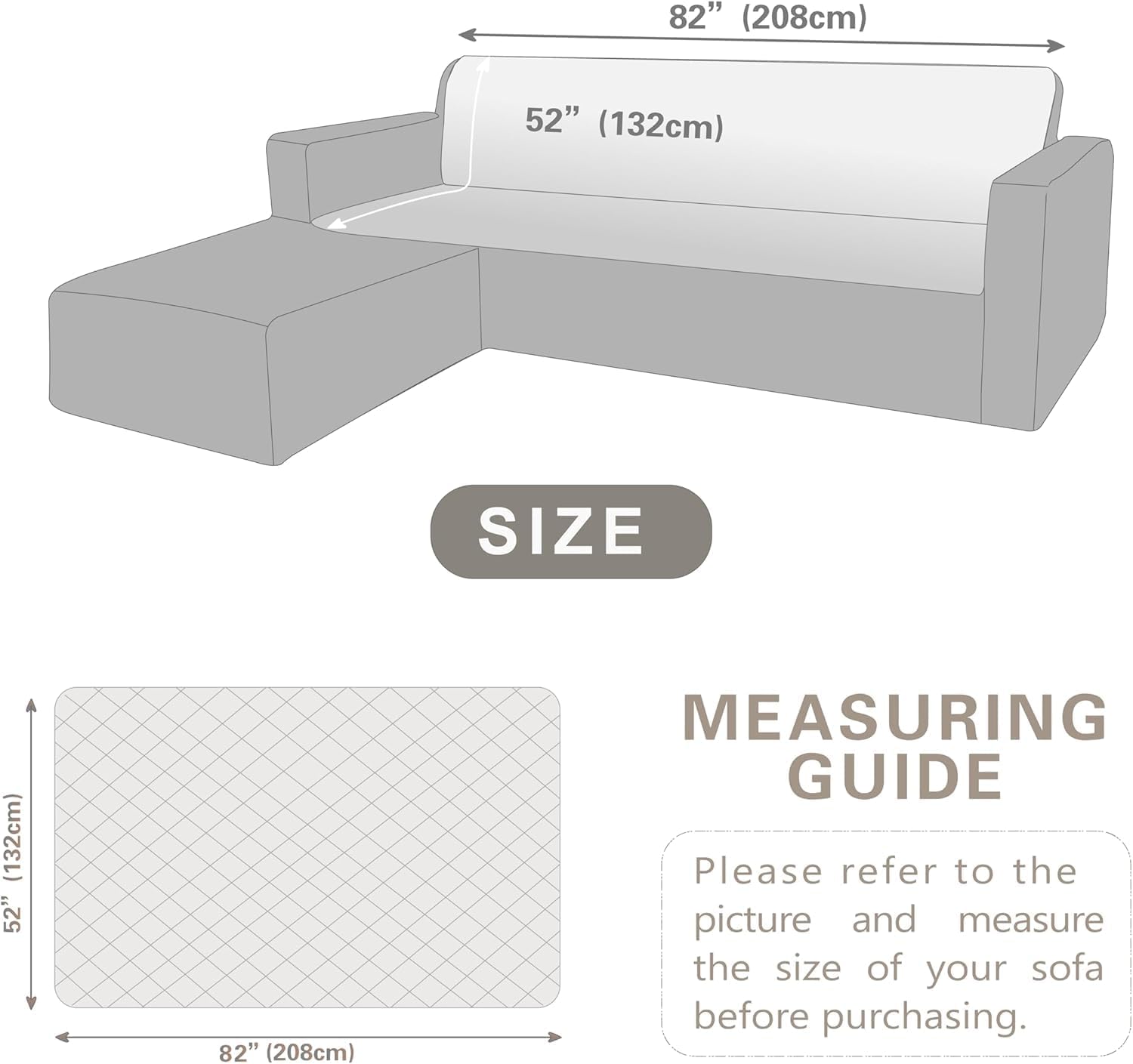 Reversible Dog Bed Cover with Waterproof Lining, Water Resistant Slipcover Furniture Protector and Pet Blanket, Washable Couch Cover for Kids, Dogs, Pets.(Floral/Floral, 52"x82")