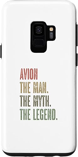 Miniatura 1 de Galaxy S9 AVION - the Man the Myth the LEGEND  FUNNY - Mens Boys Name Case