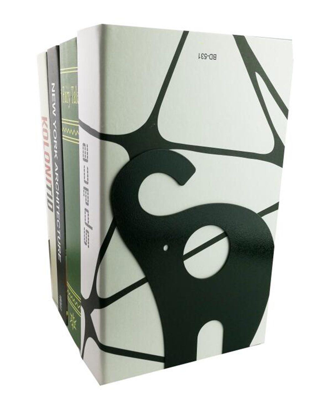 Fermalibri In Metallo A Forma Di Elefante – Set 2 Pezzi, Antiscivolo E Robusti, Decorativi Per Libreria E Ufficio, Regalo Creativo Per Bambini E Studenti