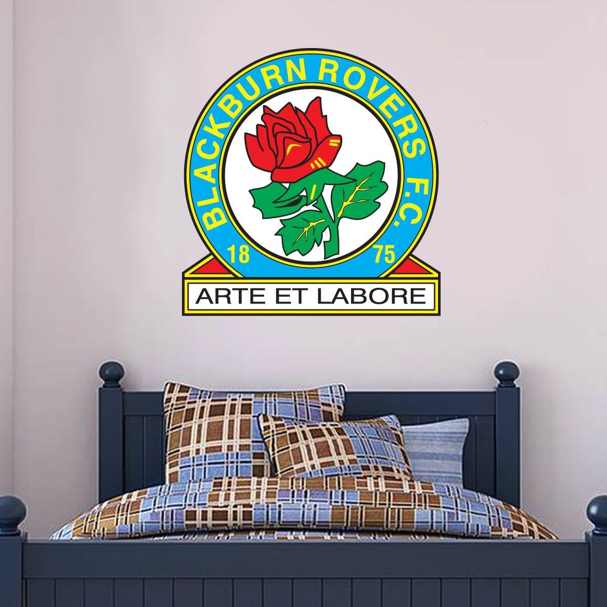 Blackburn Rovers Football Club Crest Wall Sticker (90cm)